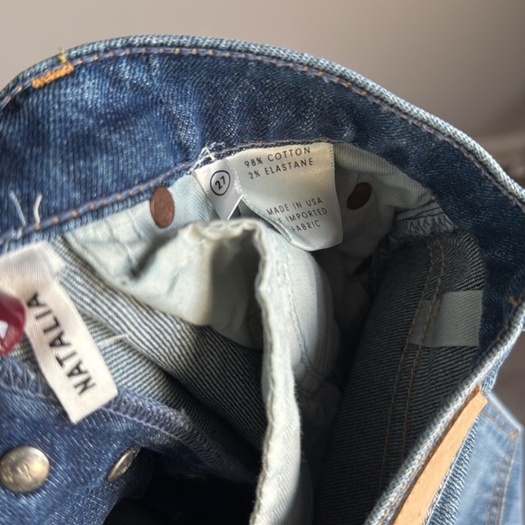 GRLFRND Natalia High-Rise Skinny Split Jean in Ma Belle 27 - Picture 12 of 14